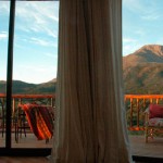 Vista de las habitaciones del Hotel Terrazas del Uritorco en Capilla del Monte